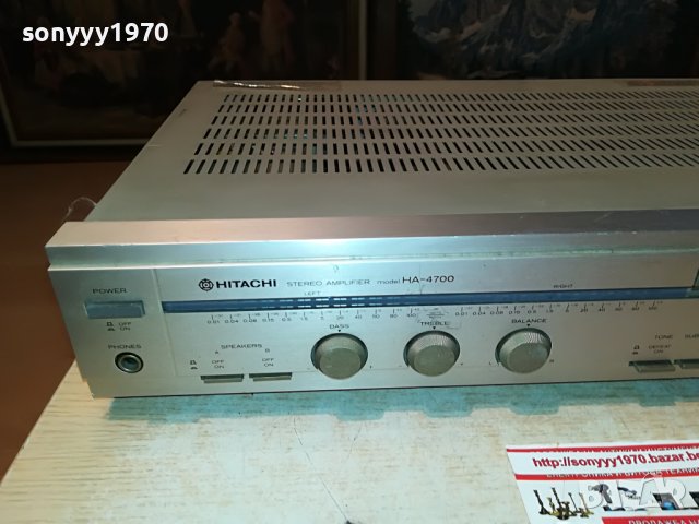 ПОРЪЧАН-HITACHI HA-4700 STEREO AMPLIFIER-MADE IN JAPAN 1506221909, снимка 9 - Ресийвъри, усилватели, смесителни пултове - 37098261