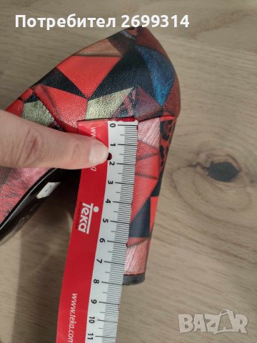 Стилни обувки с ток, снимка 4 - Дамски елегантни обувки - 43697943