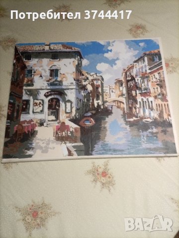 Уникална,много красива картина,Венеция Живопис Италия.