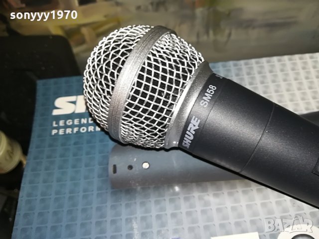 shure sm58-КОМПЛЕКТ-microphone-внос швеицария, снимка 4 - Микрофони - 29066986