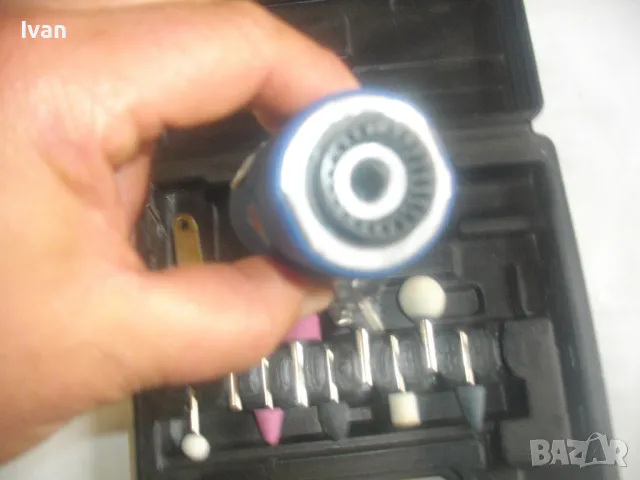 НОВ БЕЛГИЙСКИ ПНЕВМАТИЧЕН ПРАВ ШЛАЙФ ЗАХВАТ ф6 мм ПЪЛЕН КОМПЛЕКТ 12 ЧАСТИ VOS, снимка 10 - Други инструменти - 49327803