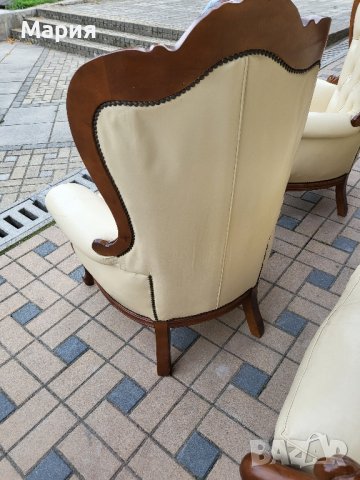 Италианска барокова холна гарнитура 032, снимка 4 - Дивани и мека мебел - 43813968