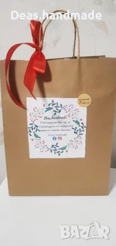 Плетена играчка "Джинджифилово човече", снимка 2 - Плюшени играчки - 48086191