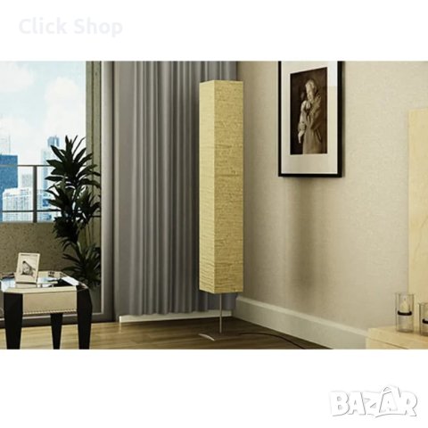 Декоративна лампа от оризова хартия на стойка, 170 см, снимка 3 - Настолни лампи - 40308701