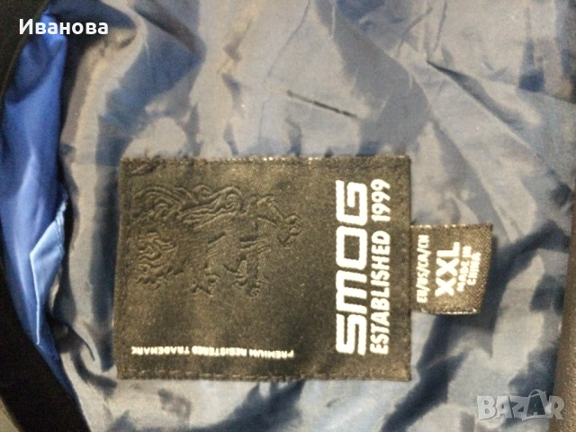 Дебело зимно синьо яке., снимка 4 - Якета - 53578604