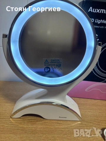 Чисто ново козметично огледало с лед осветление, снимка 3 - Козметика за лице - 52643554