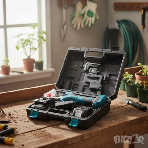 Комплект акумулаторна ножица KraftRoyal с 2 батерии и куфар — мощно и прецизно рязане, снимка 2 - Други инструменти - 53338068