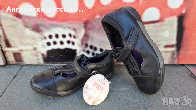 Английски детски обувки естествена кожа-CLARKS , снимка 5 - Детски обувки - 44894405
