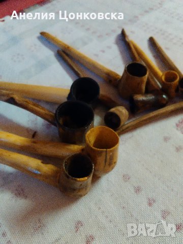Дървени лули за украса, снимка 1 - Сувенири от дърво - 27800378