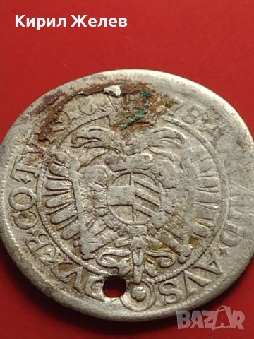 Сребърна монета 6 кройцера 1678г. Леополд първи Свещена Римска Империя 13717, снимка 7 - Нумизматика и бонистика - 42984449