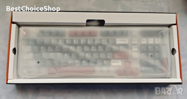 Гейминг Механична клавиатура Royal Kludge – RK-S98, безжична, Chartreuse, RGB, снимка 7 - Клавиатури и мишки - 53598995