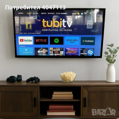 Телевизор A6 SMART Full HD – 43 инча с Android, Netflix и YouTube