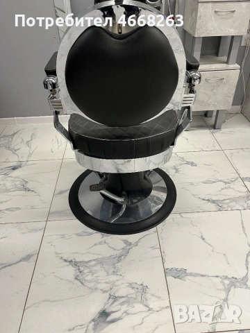 Бръснарски стол, снимка 4 - Бръснарски столове - 53604371