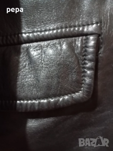 Кожено яке, тип сако, снимка 2 - Якета - 52355364