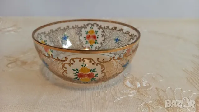 Ръчно рисувани стъклени купи, снимка 4 - Други - 49776049