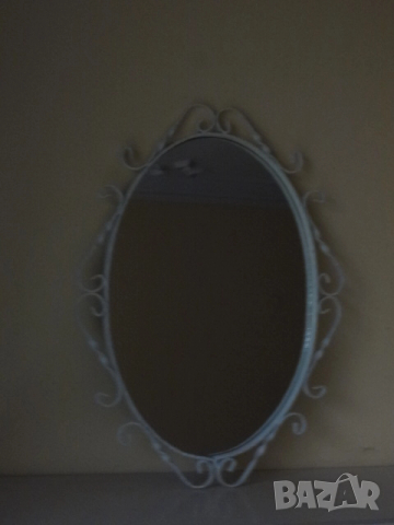 Винтидж огледало с метална рамка, снимка 8 - Огледала - 52577445