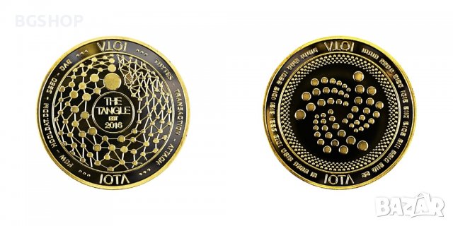 IOTA Coin / Йота Монета ( MIOTA ) - Gold, снимка 1 - Нумизматика и бонистика - 38223681