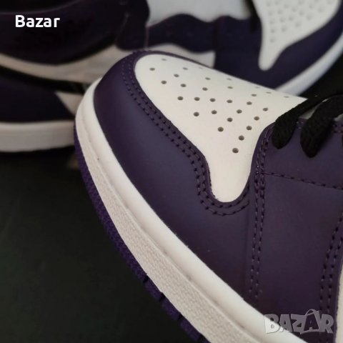 Nike Air Jordan 1 High OG Court Purple Размер 42 Номер Лилави Кецове Обувки Маратонки Нови, снимка 6 - Кецове - 39273699