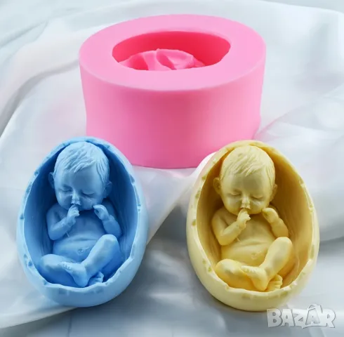 Молд бебе в черупка  , снимка 3 - Форми - 49851163