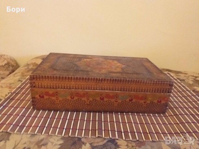 Стара дървена кутия, снимка 2 - Декорация за дома - 27995812