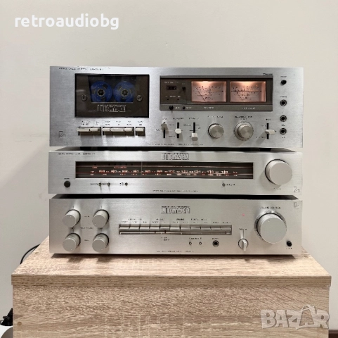 🔊Ретро аудио система - сет LUXMAN - усилвател L-4, дек K-5 и тунер T-1 + тонколони Pilot - Made in , снимка 3 - Тонколони - 52022007