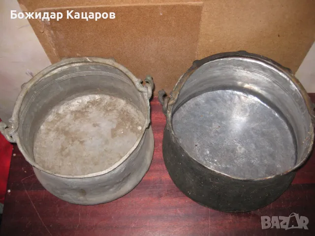 Два стари котела, бакъри. Цена 55 лева, за брой. Пращам по Еконт., снимка 2 - Антикварни и старинни предмети - 49466801