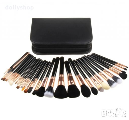 Kомплект Четки за Грим с Калъф, снимка 2 - Декоративна козметика - 32472868