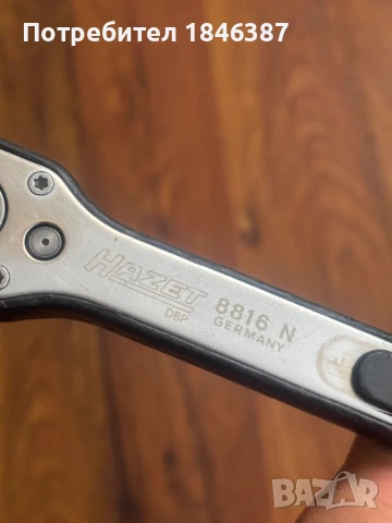 Тресчотка 3/8” Hazet Germany, снимка 2 - Други инструменти - 51295343
