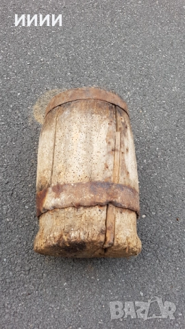 Буталка бучка съд , снимка 3 - Антикварни и старинни предмети - 52041828