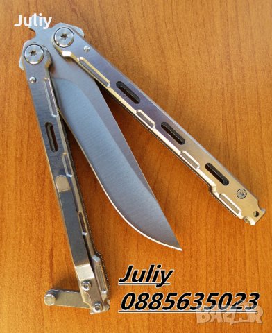 Сгъваем нож тип пепепуда JL-03, снимка 12 - Ножове - 26772498
