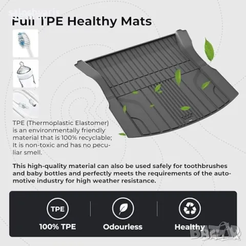 Highland TPE за Tesla Model 3 - водоустойчив, анти-плъзгащ се, снимка 3 - Аксесоари и консумативи - 49826241