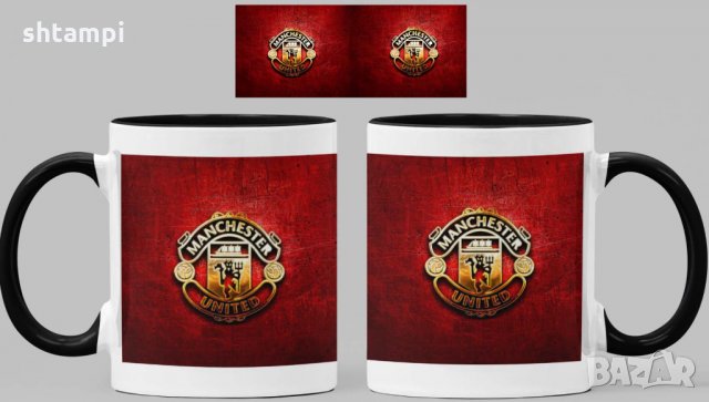 Чаша Манчестър Юнайтед Manchester United Керамична, снимка 7 - Фен артикули - 34821264
