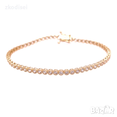 Златна дамска гривна 7,26гр. 18,0см. 14кр. проба:585 модел:34379-3