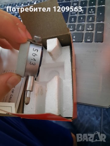 оригинален индикаторен часовник митутойо 0.01-5мм, снимка 5 - Водни помпи - 32272658