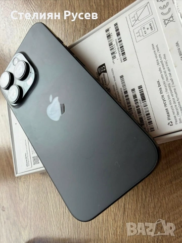 apple iphone 16 pro 256gb black titanium смарт телефон 750евро - с документи за покупка от 01,08,25г, снимка 7 - Apple iPhone - 53492012