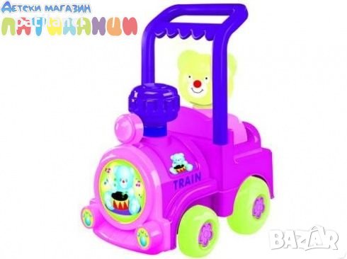 Бебешка играчка за бутане Влакче 