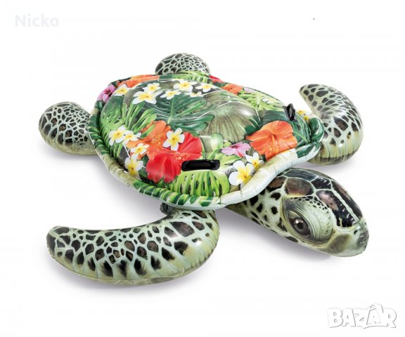 Надуваема играчка Костенурка INTEX Realistic Sea Turtle Ride-on, снимка 4 - Водни спортове - 37623885