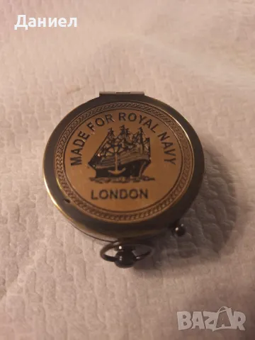 Компас от бронз с ретро дизайн в дървена кутия , снимка 8 - Подаръци за жени - 48837492