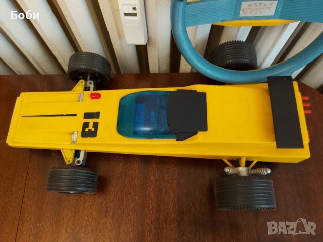 Стара Съветска Соц Играчка Голяма Спортна Кола , снимка 2 - Колекции - 38626625