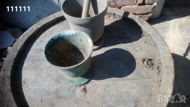 Голямо месингово хаванче 4кг. Много рядко и малко месингови хапване , снимка 15 - Колекции - 19504606