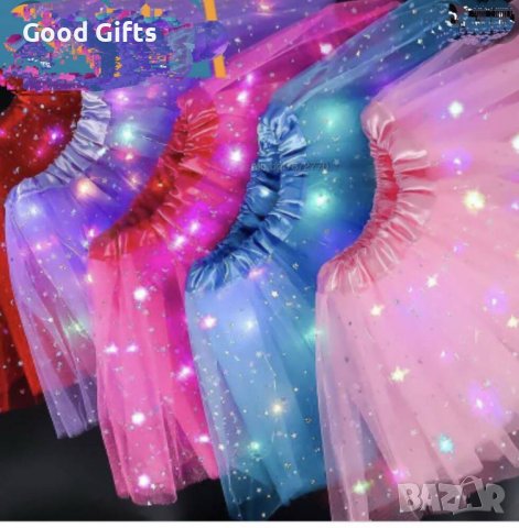 Светеща туту пола за деца с led светлини PRINCESS, снимка 2 - Детски рокли и поли - 38750360