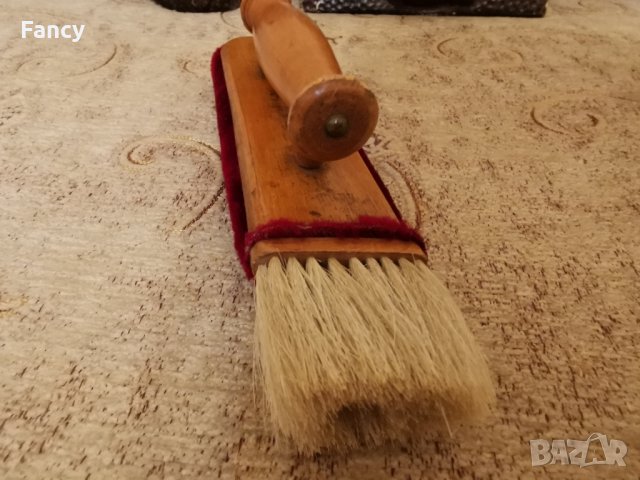 Стара почистваща четка за плочи, снимка 6 - Антикварни и старинни предмети - 43369373