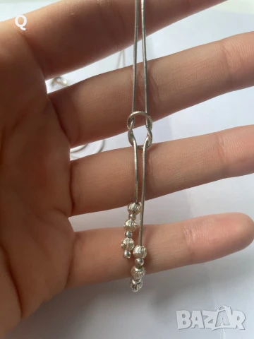 Стебърен комлект гривна и колие,проба 925 (15), снимка 3 - Колиета, медальони, синджири - 50979167