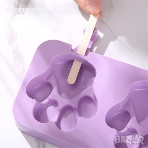 3789 Силиконов молд-лапички, снимка 3 - Форми - 38919879