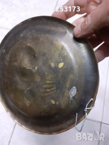 Египетска бронзова чиния за стена, снимка 3 - Декорация за дома - 43214968
