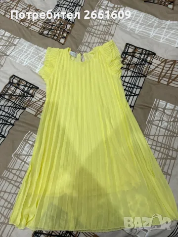 Детска рокля контраст 