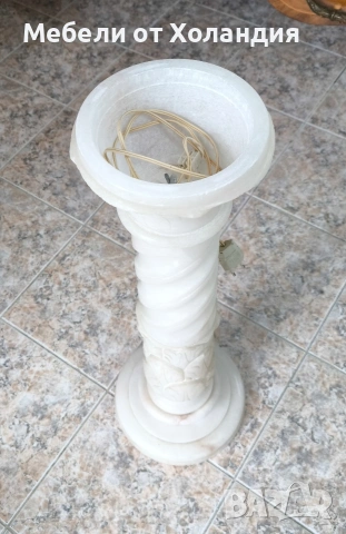 Испанска светеща колона от алабастър, снимка 7 - Декорация за дома - 53415363