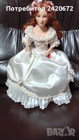колекционерска порцеланова кукла, снимка 4 - Антикварни и старинни предмети - 53228289