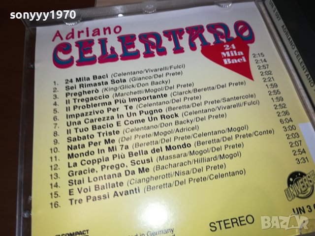 ADRIANO CELENTANO CD-ВНОС GERMANY 1312231856, снимка 16 - CD дискове - 43399345