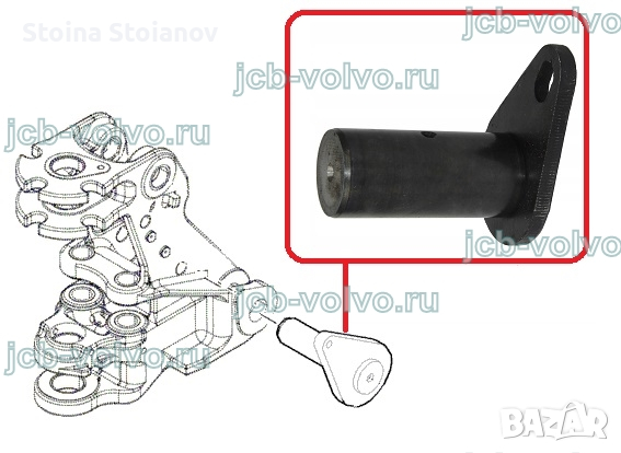 Пинове  47546631 и  втулки CASE 580 CAT 428 442, снимка 2 - Селскостопанска техника - 26591886